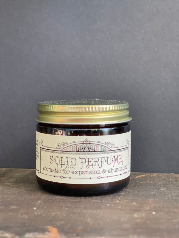 Solid Perfume // Aromatic for Expansion & Abundance